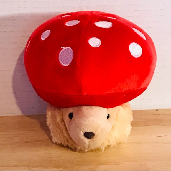 Douglas Hedgehog Mushroom Macaroon 6” Plush Stuffed Animal - Picture 1 of 5